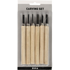 Creative Zestaw 6 dłut do rzeźbienia w drewnie