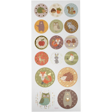 Sticker Forest Animals 10x23 cm