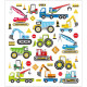Sticker Construction Vehicles 15x16,5 cm