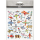 Sticker Airplanes & Helicopters 15x16,5 cm