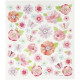 Sticker Flowers & Butterflies 15x16,5 cm