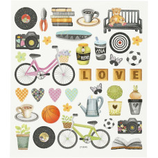 Naklejka Czas Wolny 15x16,5 cm