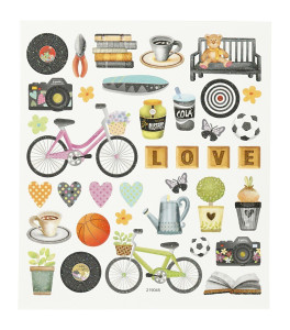 Naklejka Czas Wolny 15x16,5 cm