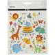 Sticker Party Animals 15x16,5 cm