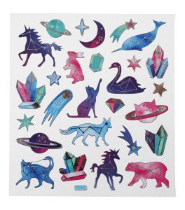 Naklejka Konstelacje 15x16,5 cm