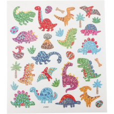 Sticker Holographic Dinosaurs 15x16,5 cm