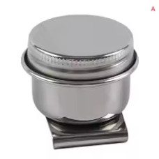 Single Metal Palette Cup with Clip 42 mm for Oil Painting Mediums