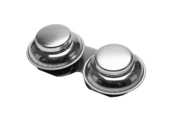 Metalowy Podwójny Kubek na Rozpuszczalnik z Klipsem 57 mm do Farb Olejnych