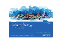 Blok do akwareli Gamma WATERCOLOUR 300g 34x46 cm 10a
