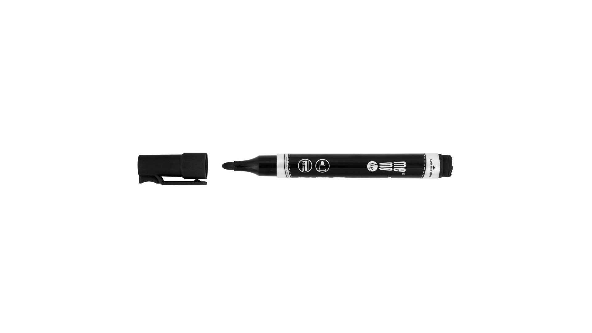 MemoBe Marker permanentny MM022 czarny 2-3 mm