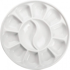Meeden – Okrągła Paleta Ceramiczna 12 Komór, 18 cm