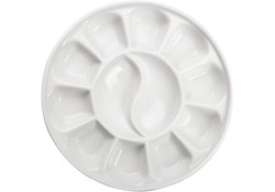 Meeden – Okrągła Paleta Ceramiczna 12 Komór, 18 cm