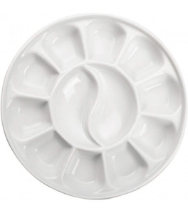 Meeden – Okrągła Paleta Ceramiczna 12 Komór, 18 cm