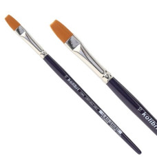 KOLIBRI Synthetic Flat Brush, Series 7008, №10