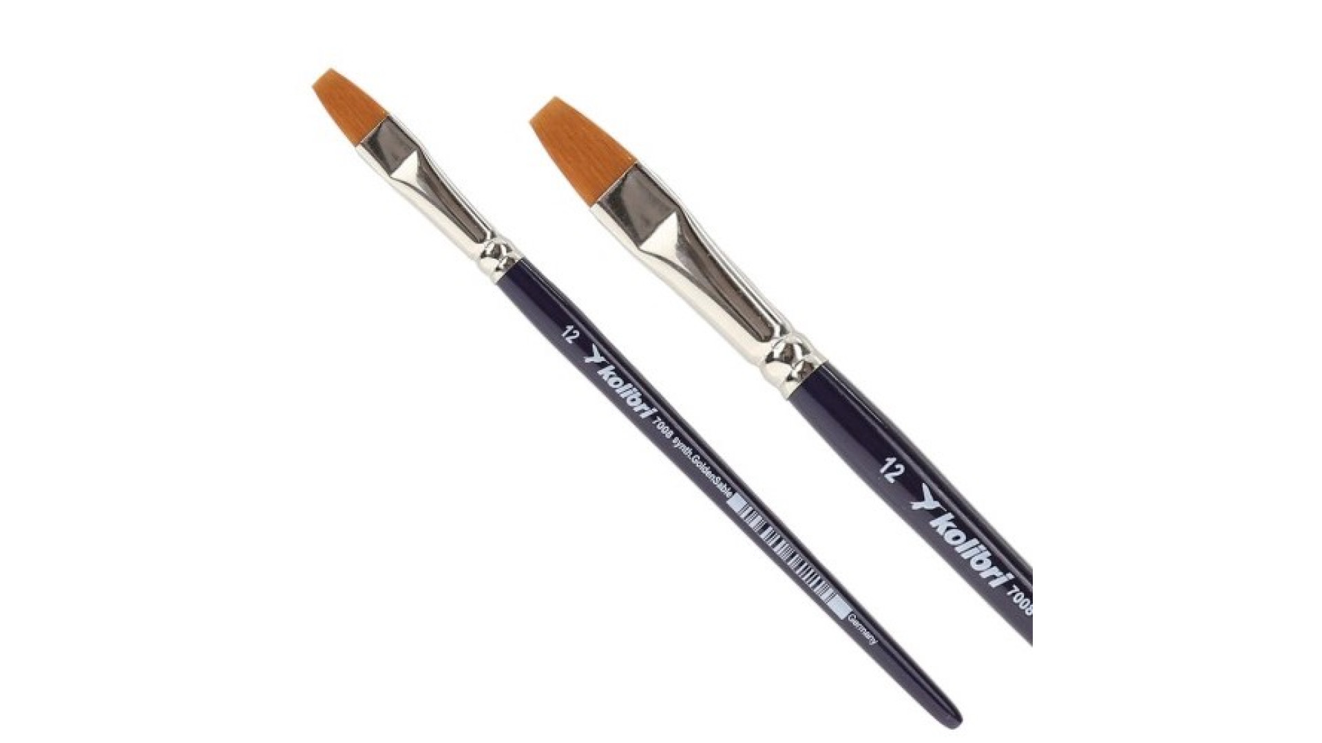 KOLIBRI Synthetic Flat Brush, Series 7008, №12