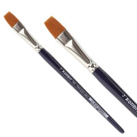 KOLIBRI Synthetic Flat Brush, Series 7008, Nr14