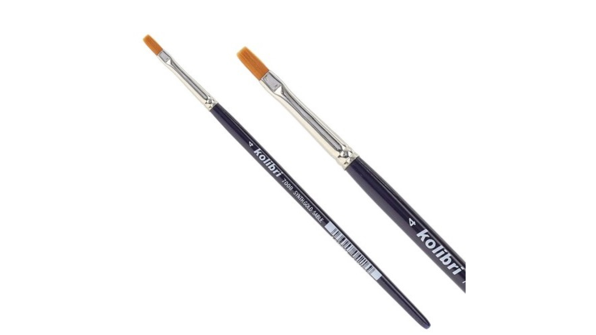 KOLIBRI Synthetic Flat Brush, Series 7008, №4