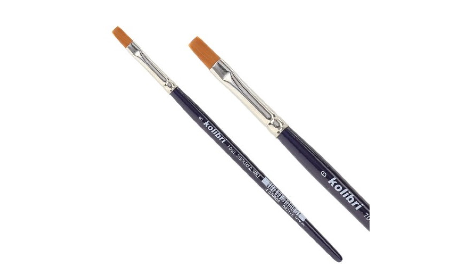 KOLIBRI Synthetic Flat Brush, Series 7008, №6