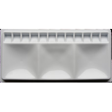 Plastic Watercolour Palette 14.5 × 30 cm 15 Wells Paint Mixing Tray