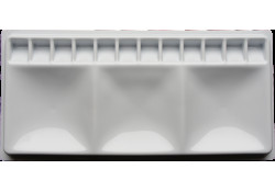 Paleta Plastikowa do Akwareli 14,5 × 30 cm 15 Komór do Mieszania Farb