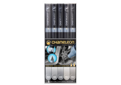 Chameleon Gray Tones Alcohol Marker Set, 5 Colours