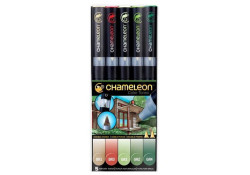 Chameleon Nature Tones Alcohol Marker Set, 5 Colours