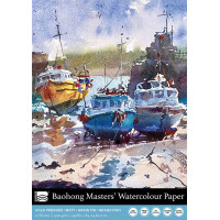 Blok Akwarelowy Baohong Masters Watercolour Portrait A5 300 g/m² Cold Pressed 12 Arkuszy 100% Bawełna