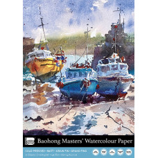 Blok Akwarelowy Baohong Masters Watercolour Portrait A4 300 g/m² Cold Pressed 12 Arkuszy 100% Bawełna