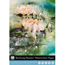 Blok Akwarelowy Baohong Masters Watercolour Portrait A4 300 g/m² Cold Pressed 12 Arkuszy 100% Bawełna