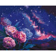 Malowanie po numerach Brushme "Nocne kwiaty" © Anna Steshenko 40x50 cm