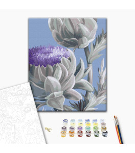 Malowanie po numerach Brushme "Karczochy" © Yana Biluhina 40x50 cm