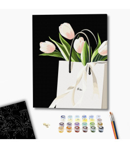 Painting by numbers Brushme "A gentle gift" 40x50 cm