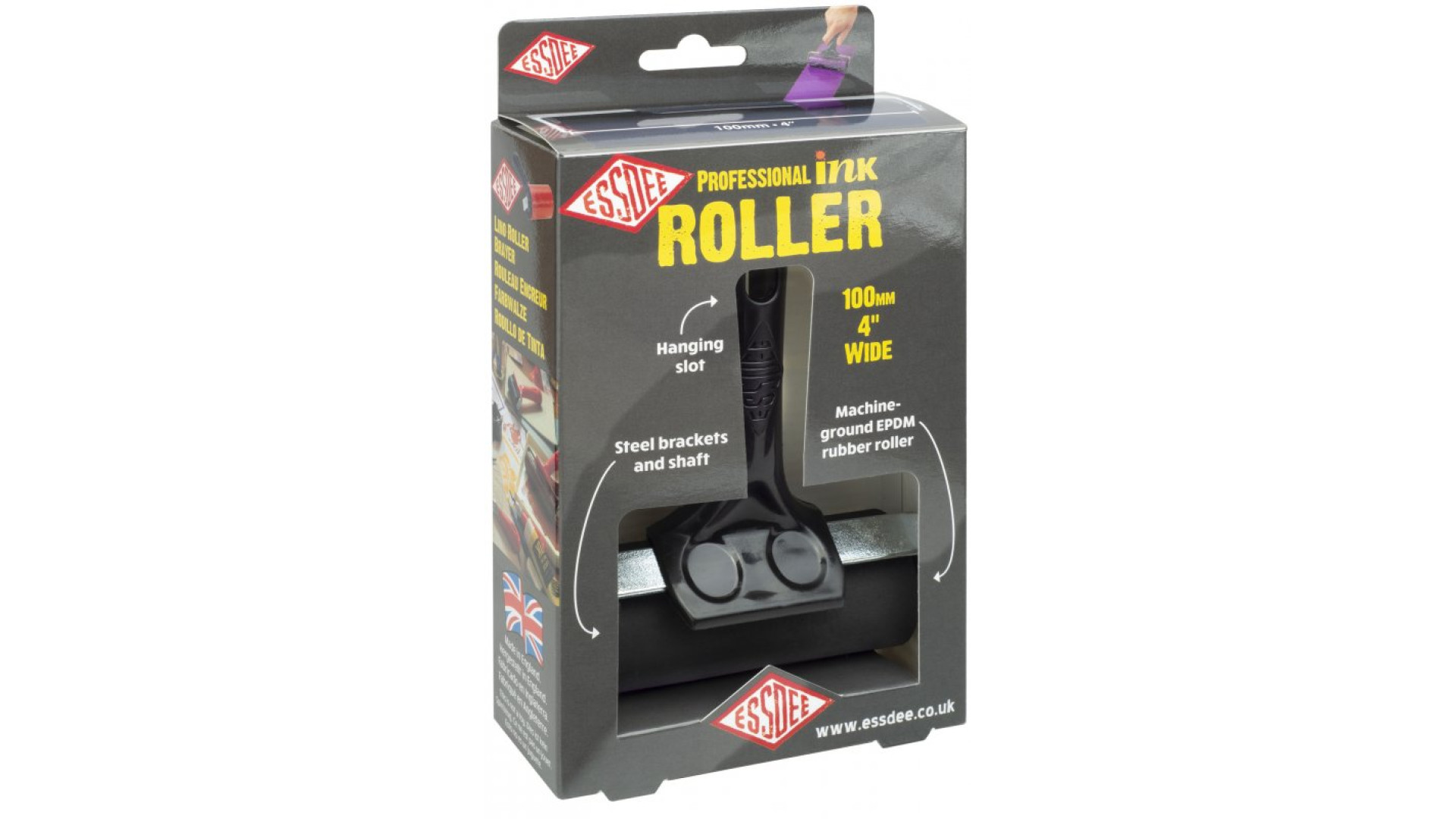 Essdee Lino Delux Roller 100 mm (Boxed)