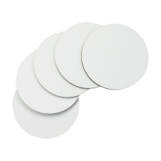 Rosa Studio Canvas Board round d–10cm, 5pcs, cotton