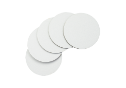Rosa Studio Canvas Board round d–10cm, 5pcs, cotton