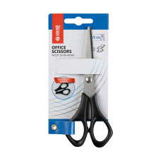MemoBe Office Scissors 13.75 cm Black Stainless Steel Paper Scissors