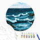 Malowanie po numerach Brushme "Fale oceanu" 30 cm