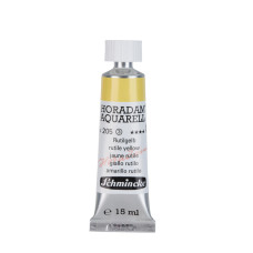Watercolour paint Schmincke Horadam Aquarell rutile yellow 15 ml. 205