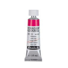 Watercolour paint Schmincke Horadam Aquarell ruby red 15 ml. 351