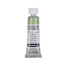 Watercolour paint Schmincke Horadam Aquarell green earth 15 ml. 516