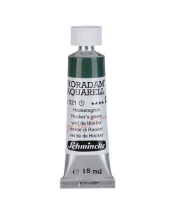 Farba akwarelowa Schmincke Horadam Aquarell Hooker's green 15 ml. 521