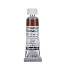 Watercolour paint Schmincke Horadam Aquarell maroon brown 15 ml. 651
