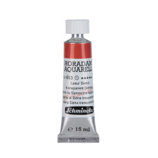 Watercolour paint Schmincke Horadam Aquarell transparent Sienna 15 ml. 653