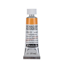 Watercolour paint Schmincke Horadam Aquarell titanium gold ochre 15 ml. 659