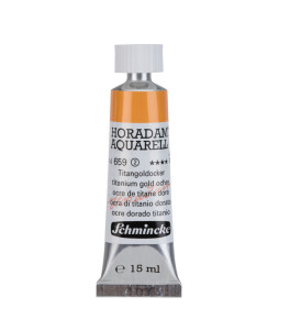 Farba akwarelowa Schmincke Horadam Aquarell tytan złoto ochra 15 ml. 659