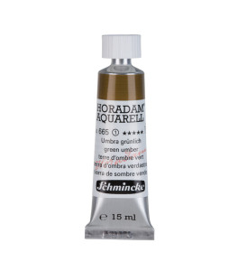 Farba akwarelowa Schmincke Horadam Aquarell zielono–brązowa 15 ml. 665