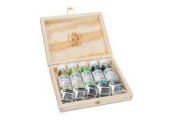 Schmincke Horadam Aquarell Super Granulation set 5x15 ml Shire, wooden box