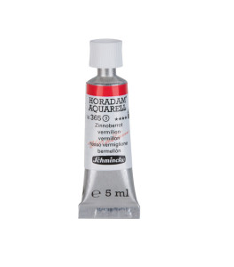 Farba akwarelowa Schmincke Horadam Aquarell czerwony cynober 5 ml. 365