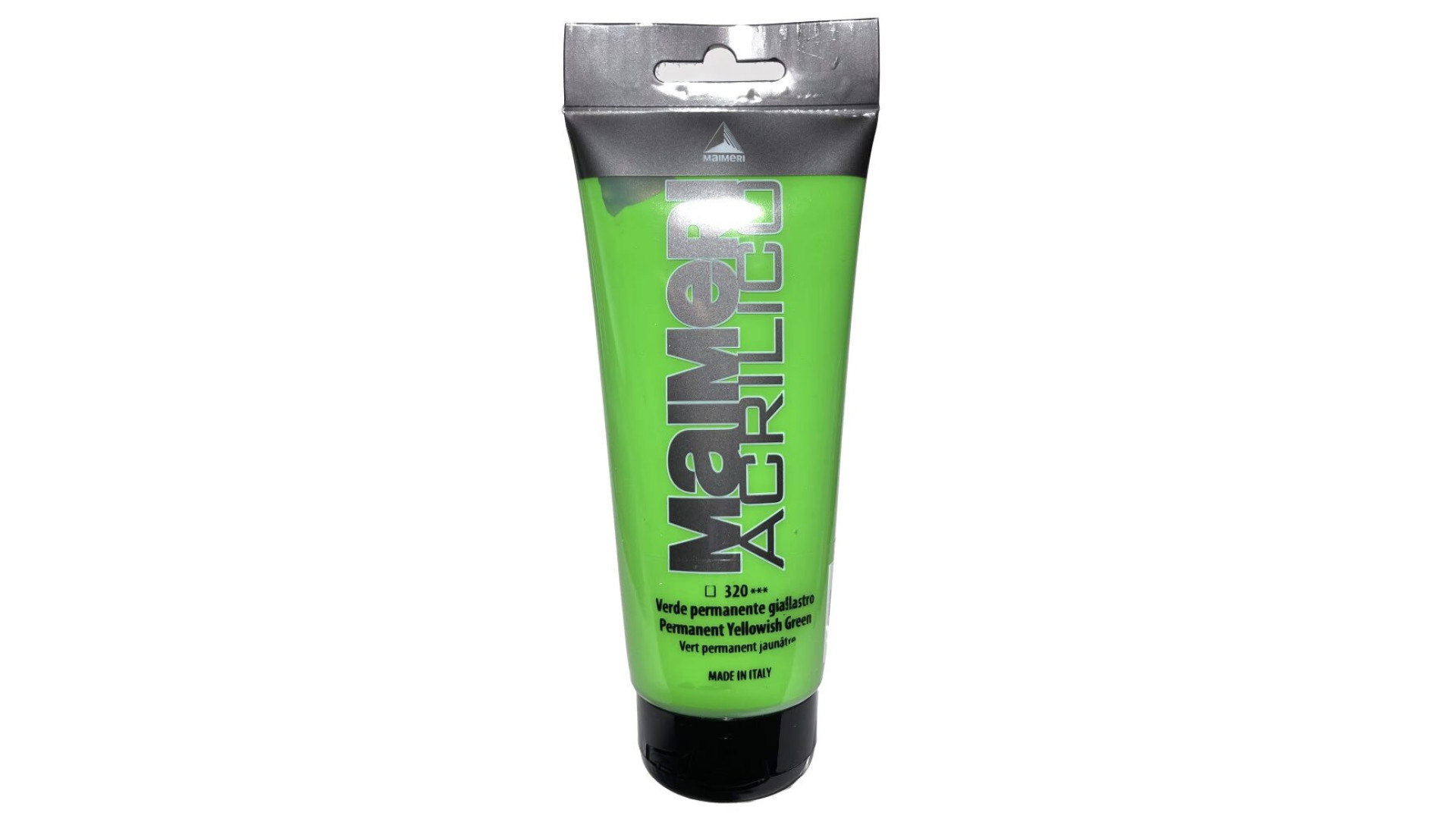 Acrylic paint Maimeri Acrilico Permanent Green Yellow 200 ml 320