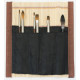 Raphael 6-brush set + bamboo mat 16x16 cm